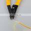 Two Holes FTTH Cable Miller Pliers Fiber Jacket Remover Fiber Optical Cable Stripper CFS-2 Yellow Fttx,ftth Cable Stripping APXY