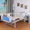 Wholesale Price Silent wheels Patient Transfer Delivery Manual Two Function Nursing Hospital Bed with Drainage Hook