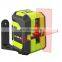 Red Line Class 2 Mini Self-leveling Horizontal and Vertical Laser Level High Precision Dual Modules High Brightness Laser Level