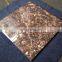 HS622GN dark brown floor glaze tile/emperador light marble