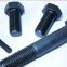 Durable Hex Head Bolt Black Plating Type With UNC UNF / BSW Thread