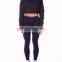 High Quality Women Beige Adjustable Waist Blank Cropped Casual Long Sleeve Hoodies Sweatshirts