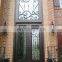 luxury houses front high arched double glass transom design waterproof privacy best security metal wrought iron doors for homes