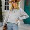 SW12 Women's Soft-Touch Modern Cable Crewneck Sweater (Available in Plus Size)