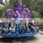 Theme park animal kids rides rotate mini octopus for sale
