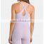 Ready To Ship Back Cross Women Shockproof Yoga Tanks With Removable Pads Yoga Top Outdoor Exercise Training Wear Sleeveless Top