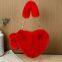 023China wholesaler Heart bag Love plush handbag Cute fashion mobile phone bag