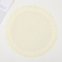 Woven Round Decorative Dark Gold Place Mat with Fringe for Wedding Party