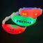 Glow in Party Radio Controlled LED Wristband Light up Remote DMX Controlled LED Bracelets with Custom LOGO