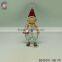 figures christmas metal boy crafts ornament with gift