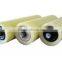 Wear resistant plastic resin conveyor idler roller for conveyor belt