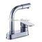 Design Bathroom Two Hole Single Handle Basin Faucet