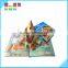 High Quality Childern Activity Pop-up Book /3D Coloring Book Factory OEM