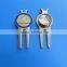 customized blank divot tool ball marker stick on it golf divot tool