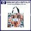 Top quality custom cotton coated pvc shopping bag