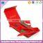 Luxury fancy leopard grain paper printing ribbon gift box packaging/folding box for packaging