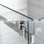 Frameless modern tempered glass sliding open shower cubicle