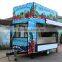 Best Quality Mobile fast food van for sale / customized design food concession trailer