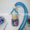5ml Hanging car freshener bottle/car perfume bottle/empty car perfume bottle with fox feather tassel