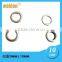 WELDON nickle metal eyelets for shoes for leather,metal eyelets for curtains