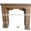 Free Stand Distressed Decor French Country Vintage Wood Fireplace Mantel
