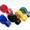 Plastic hook and nylon loop back to back double side hook and loop straps