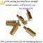 mingtai factory custom CNC turning stainless steel hex standoff screw