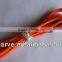 hot-selling& high quality hot-selling& high quality DC3.5 nylon braided cable with golden head/KW05954
