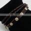 Trendy Best Friend Crystal Rhinestone Leather Bracelet Jewelry