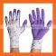 13 Guage Knitted Work Glove Coated  Foam Latex Palm Glove Garden Gloves Foam Latex Coated Work Gloves