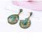 2016 Leopard Fashion Crystal Stud Earrings for Women Girls Teens 1001