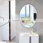 Wholesale cheap bevel frameless oval glass bathroom mirror