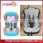 Convertible harness soft baby car safety seat