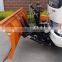 New shape road sweeper truck with snow scraper
