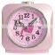 modern square shape table alarm desktop clock , children's snooze alarm clock and nightlight