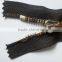 8# brass zipper european teeth zipper close end zipper with auto-lock european zipper slider H bottom stop zipper