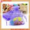 Purple recyclable organza small drawstring bags