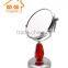 Acrylic decorative metal framed glass makeup mirror