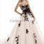 Popular Sale Long Prom Dresses Ball Gown chapel train wedding dress