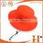 2016 neon orange big brim bucket hat custom sun hat for man and woman                        
                                                Quality Choice