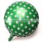 45*45cm mix color polka dot balloons Wave point helium mylar balloon