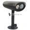 Waterproof outdoor use solar motion sensor spotlight with lithium battery