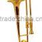 1/6 size gold plated music instrument shaped music art of cornet