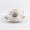 Fine quality porcelain tableware wholesale ceramic cup and saucer
