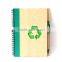 kraft recycled spiral notebook with pen,Wenzhou