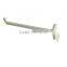 ABS Material hanging hook The Top and The Hot Plastic Display Hook in White