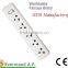 3-6 Ways 20A 110-240V Universal Extension Sockets Outlet