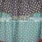 printed skirt / Geometrical printed skirts / New design pattern girls wear gowns