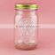customized glass bottle/jar with handle
