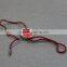 Sinicline Fashion Metal Price Clothing Seal Tag In red or gold Color line